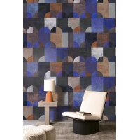 DG4ILA2061-260 Tapeten Masureel Khroma blau, braun Wall Designs IV Digitalpanel