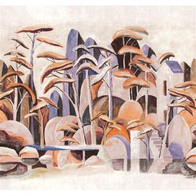 DG4ILA3042-300 Tapeten Masureel Khroma orange Wall Designs IV Digitalpanel