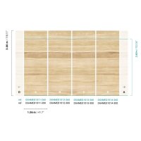 DG4MED1013-260 Tapeten Masureel Khroma beige, sand  Wall...