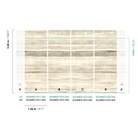 DG4MED1024-300 Tapeten Masureel Khroma grau, silber Wall...