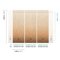 DG4MOI1042-260 Tapeten Masureel Khroma rot, orange Wall...