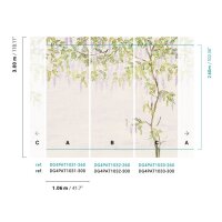 DG4PAT1033-260 Tapeten Masureel Khroma grün, lila Wall Designs IV Digitalpanel