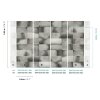 DG4TEO1032-260 Tapeten Masureel Khroma grau  Wall Designs IV Digitalpanel