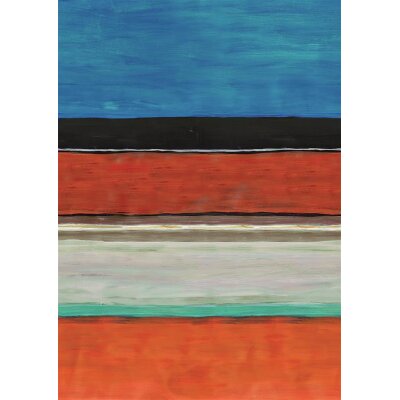 DG4TER1022-300 Tapeten Masureel Khroma blau, orange, schwarz  Wall Designs IV Digitalpanel