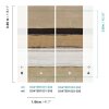 DG4TER1032-260 Tapeten Masureel Khroma sand, schwarz  Wall Designs IV Digitalpanel