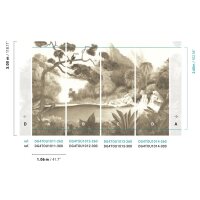 DG4TOU1012-260 Tapeten Masureel Khroma braun Wall Designs...