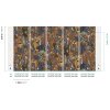 DG4TRE1031-300 Tapeten Masureel Khroma orange, gelb, blau  Wall Designs IV Digitalpanel