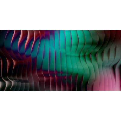 AS Digital Wandbilder Farbe Türkis Rot Grün Violett  Walls by patel 4 solaris 2