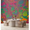 AS Digital Wandbilder Farbe Pink Lila Grün Orange  Walls by patel 4 flow