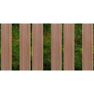 AS Digital Wandbilder Farbe Braun Grün Schwarz   Walls by patel 4 panel 1