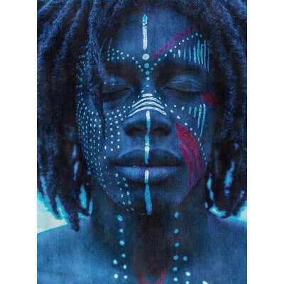 AS Digital Wandbilder Farbe Blau Rot Weiß Schwarz  Walls by patel 4 mikala