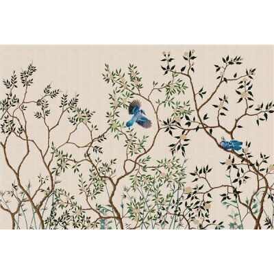 AS Digital Wandbilder Farbe Beige Grün Braun Blau  Walls by patel 4 merula