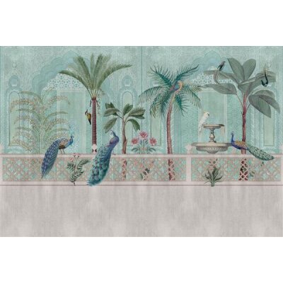 AS Digital Wandbilder Farbe Blau Grün Grau Braun  Walls by patel 4 pavo