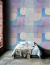 AS Digital Wandbilder Farbe Bunt Lila Blau Creme  Walls...