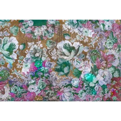 AS Digital Wandbilder Farbe Braun Grün Pink Grau  Walls by patel 4 carmente 1