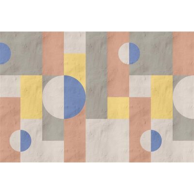 AS Digital Wandbilder Farbe Grau Blau Gelb Rosa  Walls by patel 4 estrella 1