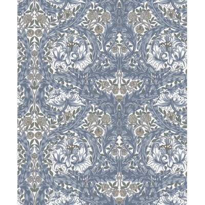 082024 Rasch Textil Weiß, Blau Hidden Treasures Vliestapete