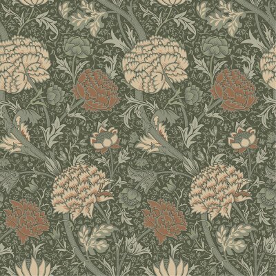 082035 Rasch Textil Grün Hidden Treasures Vliestapete