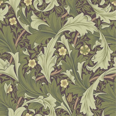 082013 Rasch Textil Grün, Braun Hidden Treasures Vliestapete