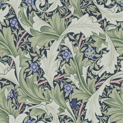 082014 Rasch Textil Grün, Blau  Hidden Treasures Vliestapete
