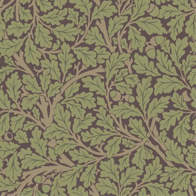 082029 Rasch Textil Grün, Braun Hidden Treasures Vliestapete