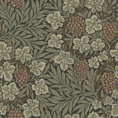 082020 Rasch Textil Grün, Braun Hidden Treasures Vliestapete