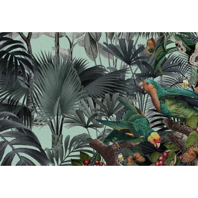 AS Digital Wandbilder Farbe Türkis Grau Schwarz Bunt  Walls by patel 4 arabella