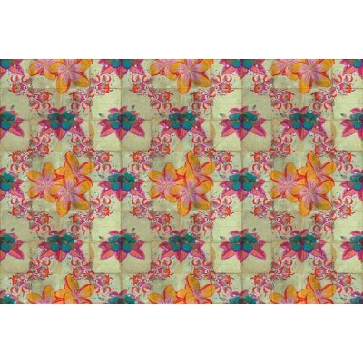 AS Digital Wandbilder Farbe Grün Orange Rot Pink  Walls by patel 4 jolie