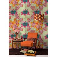 AS Digital Wandbilder Farbe Grün Orange Rot Pink  Walls by patel 4 jolie