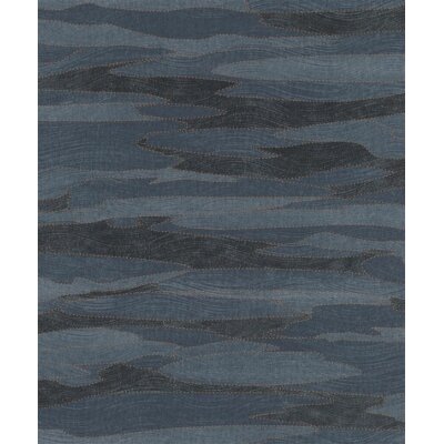 304717 Rasch Textil Blau Akasa Vliestapete