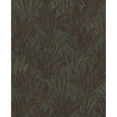 340154 Tapeten Eijffinger grau/silber, schwarz, gold Gilded  Vliestapete