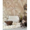 340186 Tapeten Eijffinger braun/taupe, kupfer Gilded  Wandbild