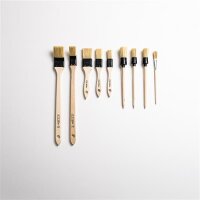 AS 909021 Pinsel-Set, 10-teilig Kunstborste, Holzstiele FSC