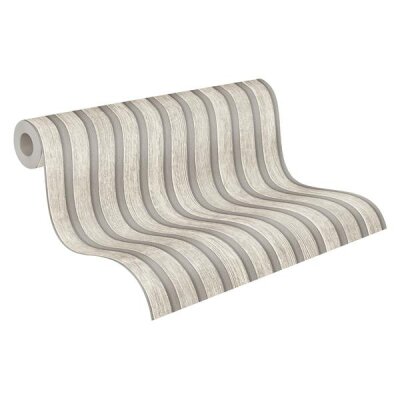 AS 391095 Tapeten A.S Creation Farbe Grau Grau   Elements II Vinyltapete