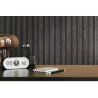 AS 391094 Tapeten A.S Creation Farbe Grau Schwarz   Elements II Vinyltapete