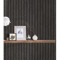 AS 391094 Tapeten A.S Creation Farbe Grau Schwarz   Elements II Vinyltapete