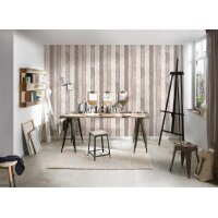 AS 855053 Tapeten A.S Creation Farbe Braun Creme   Elements II Vinyltapete