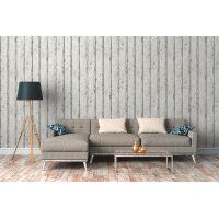AS 953701 Tapeten A.S Creation Farbe Weiß Creme Grau  Elements II Vinyltapete