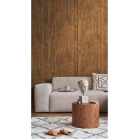 AS 708823 Tapeten A.S Creation Farbe Braun    Elements II Vinyltapete