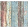 AS 307231 Tapeten A.S Creation Farbe Bunt Blau Rot Braun Elements II Vinyltapete