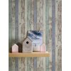 AS 959141 Tapeten A.S Creation Farbe Blau Braun Weiß  Elements II Vinyltapete