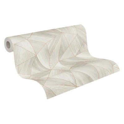 AS 361332 Tapeten A.S Creation Farbe Grau Gold   Elements II Vinyltapete
