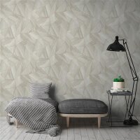 AS 361332 Tapeten A.S Creation Farbe Grau Gold   Elements II Vinyltapete