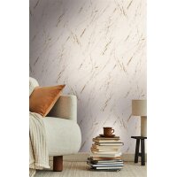 AS 393364 Tapeten A.S Creation Farbe Beige Gold Metallic  Elements II Profiltapete