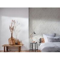 AS 393363 Tapeten A.S Creation Farbe Weiß Champagner Metallic  Elements II Profiltapete