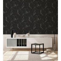 AS 378552 Tapeten A.S Creation Farbe Schwarz Weiß   Elements II Vinyltapete