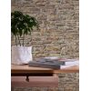 AS 388151 Tapeten A.S Creation Farbe Beige Gelb Braun  Elements II Satintapete
