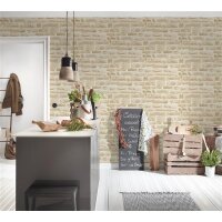 AS 355802 Tapeten A.S Creation Farbe Beige Creme   Elements II Vinyltapete