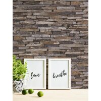AS 914217 Tapeten A.S Creation Farbe Braun Beige Blau Gelb Elements II Vinyltapete