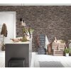 AS 914217 Tapeten A.S Creation Farbe Braun Beige Blau Gelb Elements II Vinyltapete